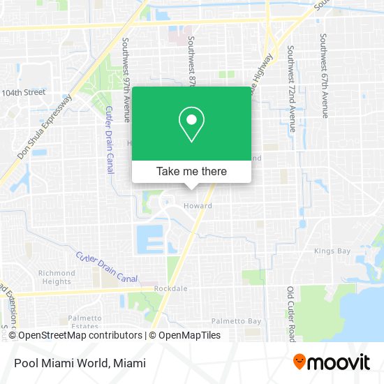 Pool Miami World map