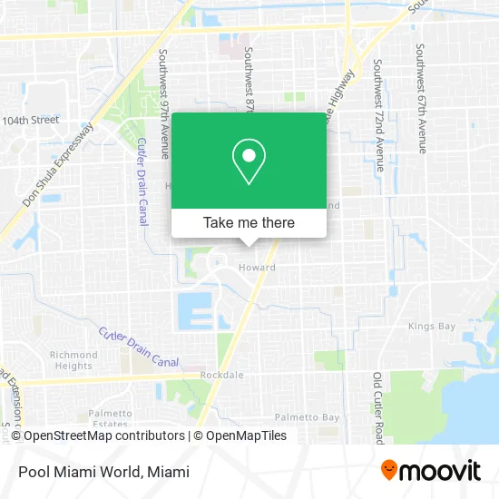 Pool Miami World map