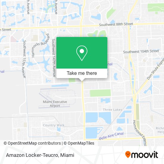 Amazon Locker-Teucro map