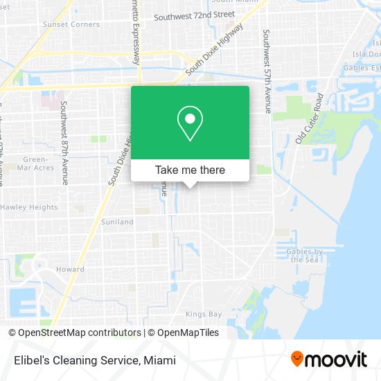 Mapa de Elibel's Cleaning Service