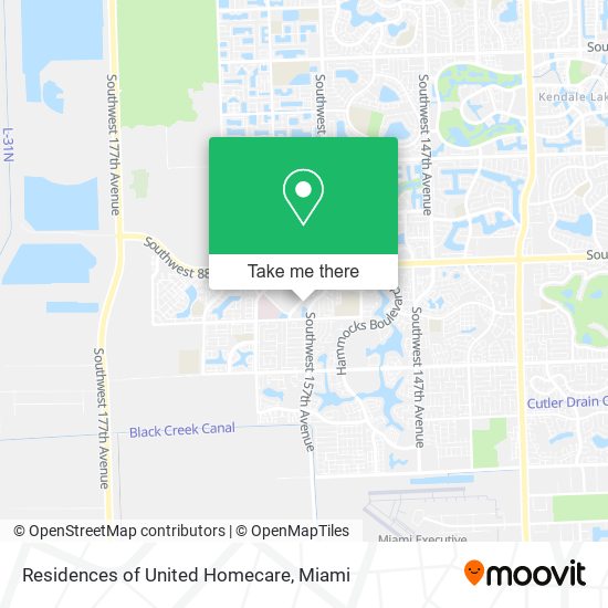Residences of United Homecare map