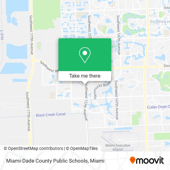 Miami-Dade County Public Schools map