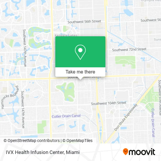 IVX Health Infusion Center map