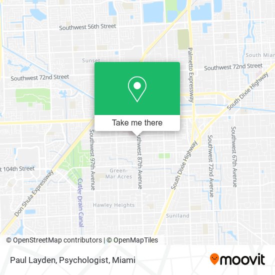 Mapa de Paul Layden, Psychologist