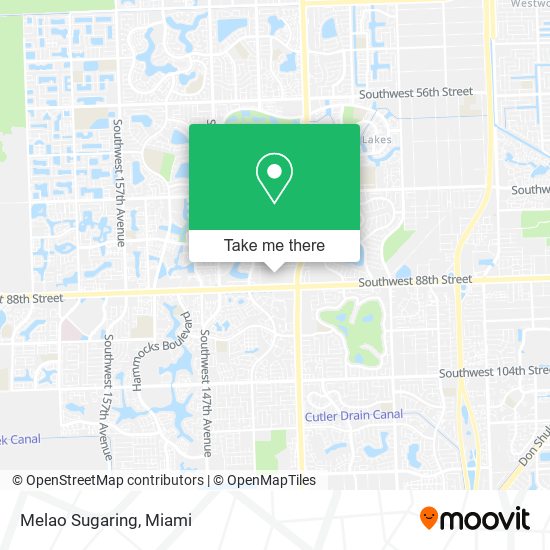 Melao Sugaring map