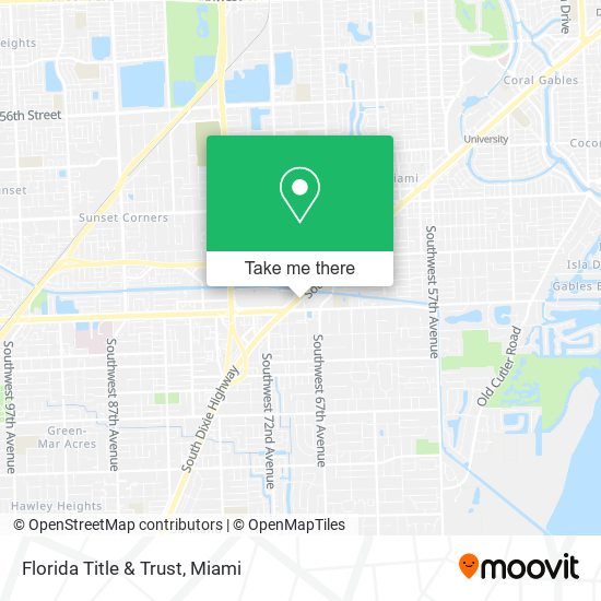 Mapa de Florida Title & Trust