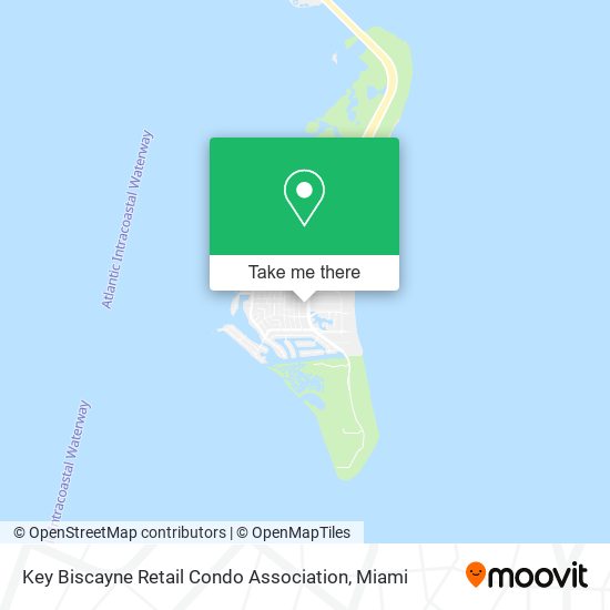 Mapa de Key Biscayne Retail Condo Association