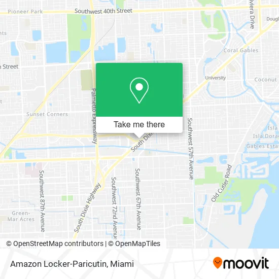Amazon Locker-Paricutin map