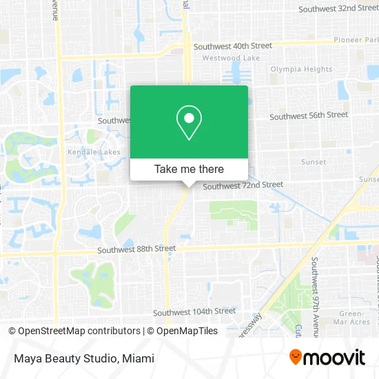 Maya Beauty Studio map