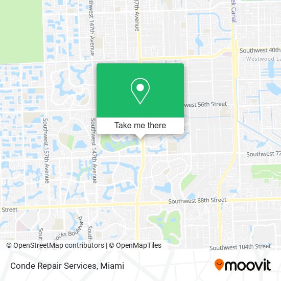 Conde Repair Services map