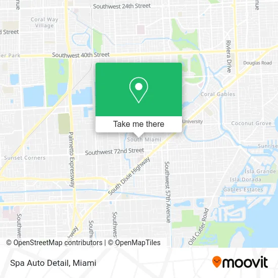 Spa Auto Detail map