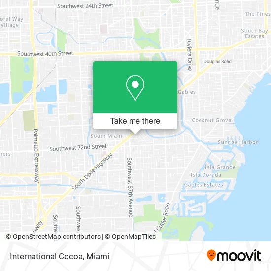 International Cocoa map