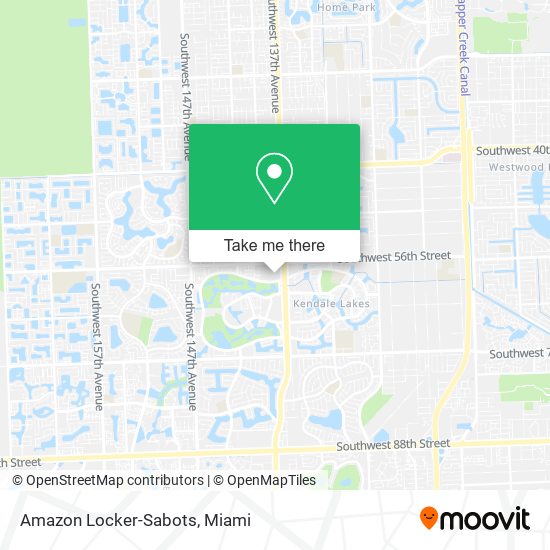 Mapa de Amazon Locker-Sabots