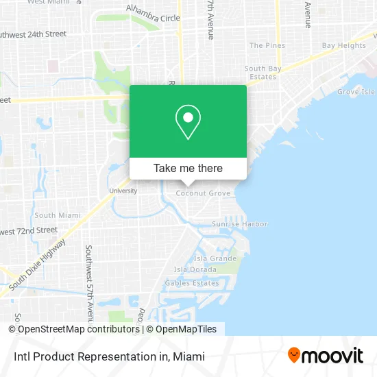 Intl Product Representation in map