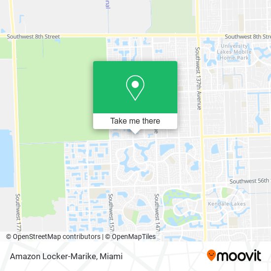 Mapa de Amazon Locker-Marike