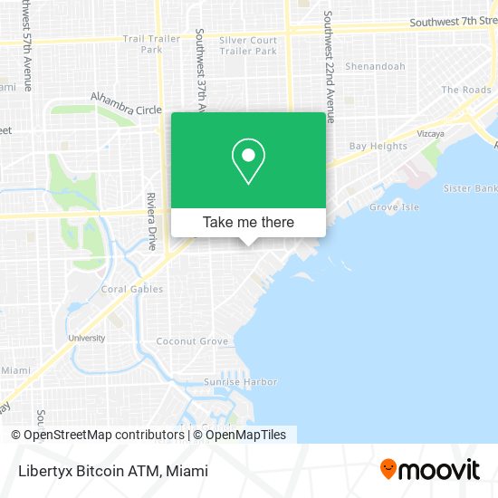 Libertyx Bitcoin ATM map