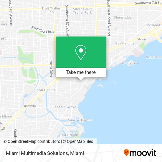 Mapa de Miami Multimedia Solutions