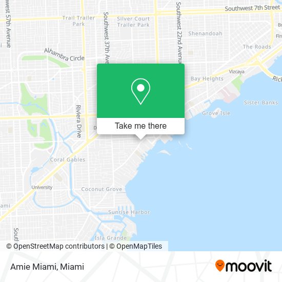 Mapa de Amie Miami