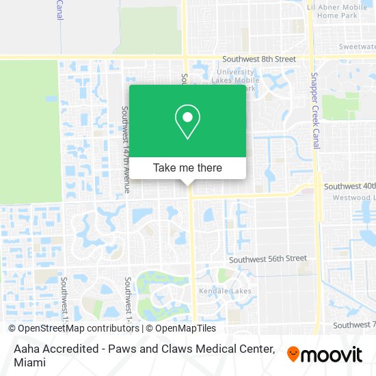 Mapa de Aaha Accredited - Paws and Claws Medical Center