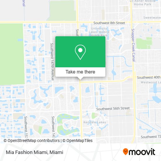 Mapa de Mia Fashion Miami