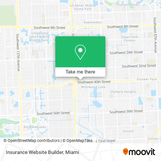 Insurance Website Builder map