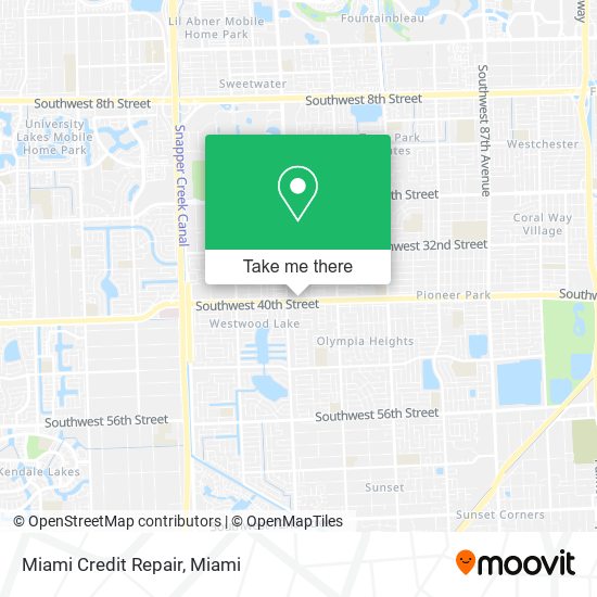 Miami Credit Repair map