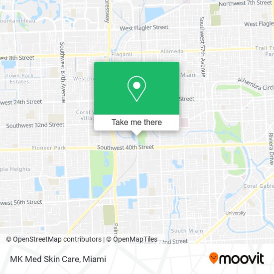 MK Med Skin Care map