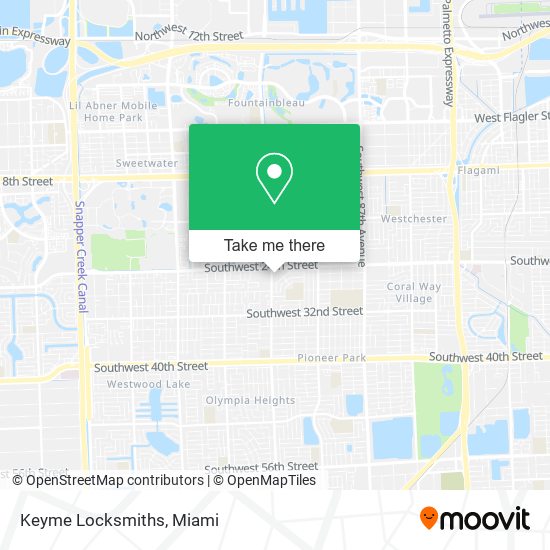 Keyme Locksmiths map