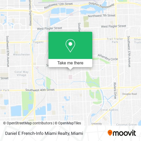 Mapa de Daniel E French-Info Miami Realty
