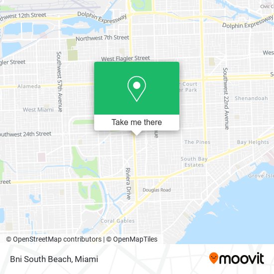 Bni South Beach map