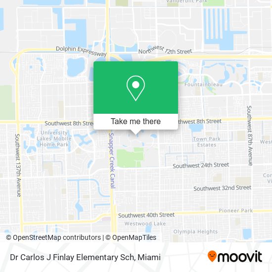 Dr Carlos J Finlay Elementary Sch map