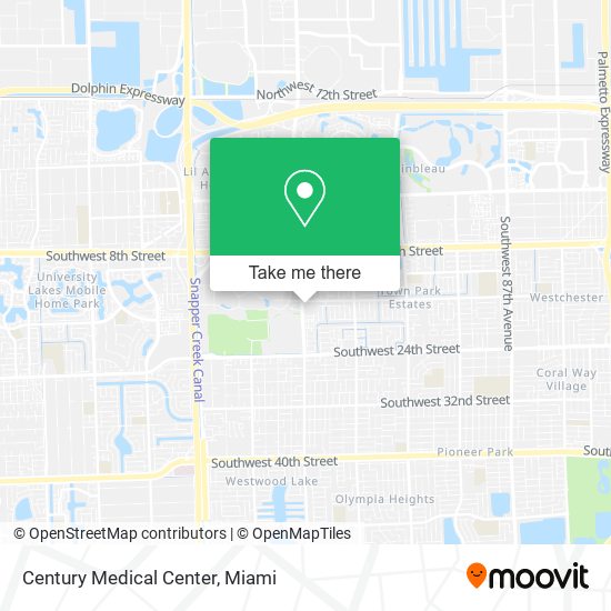 Century Medical Center map