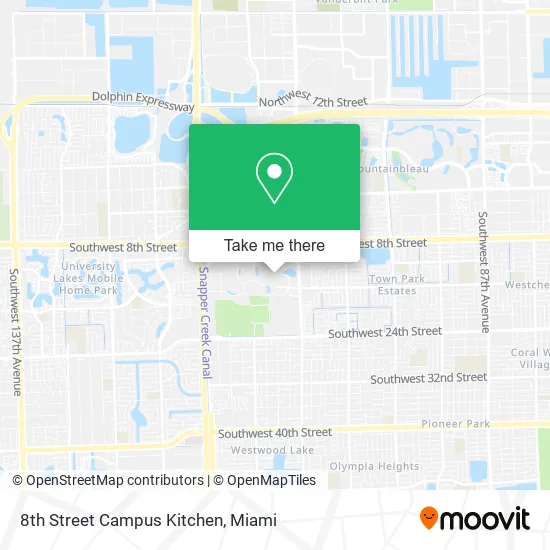 8th Street Campus Kitchen map