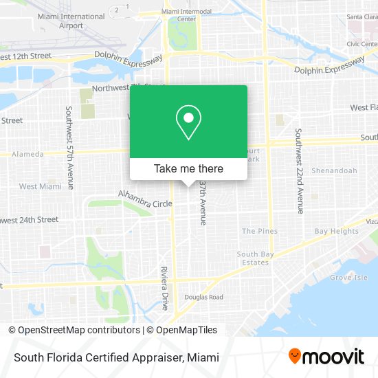 South Florida Certified Appraiser map