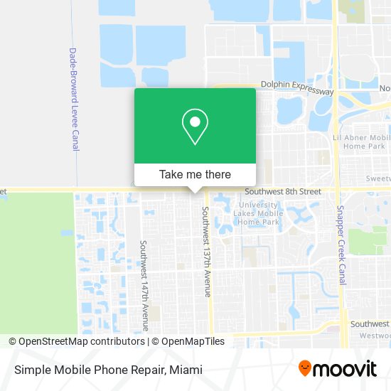 Mapa de Simple Mobile Phone Repair