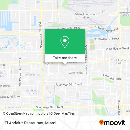 Mapa de El Andaluz Restaurant