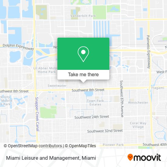 Miami Leisure and Management map