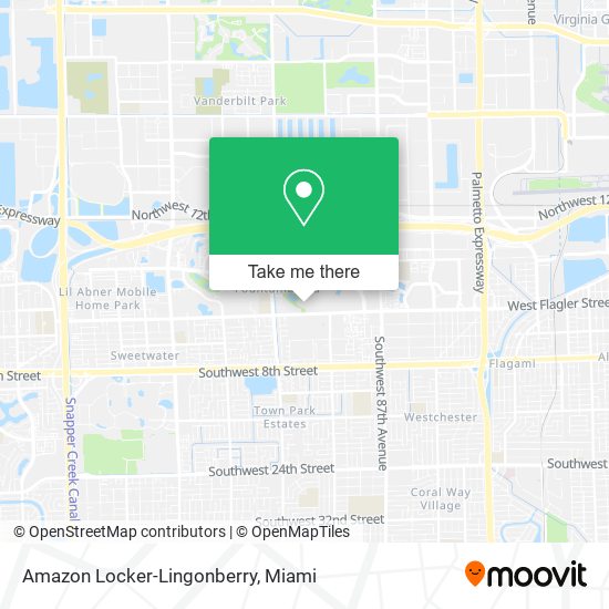 Amazon Locker-Lingonberry map
