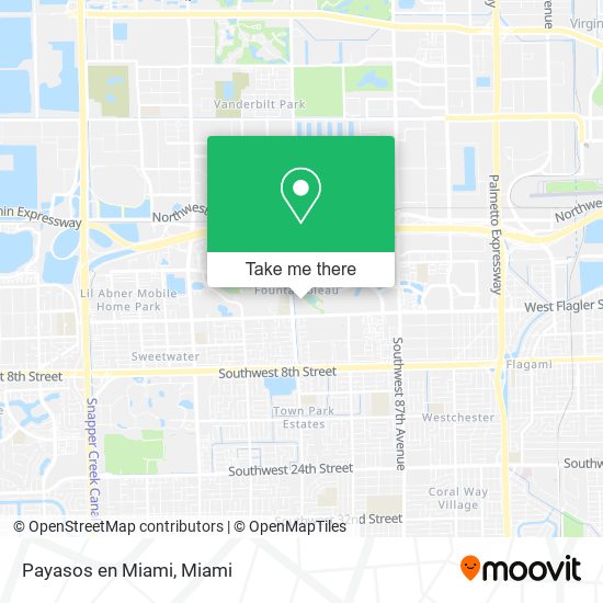 Mapa de Payasos en Miami