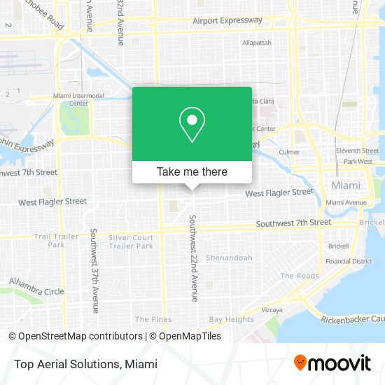 Mapa de Top Aerial Solutions