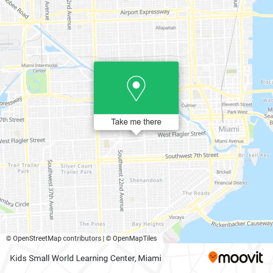 Kids Small World Learning Center map
