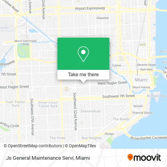 Js General Maintenance Serví map