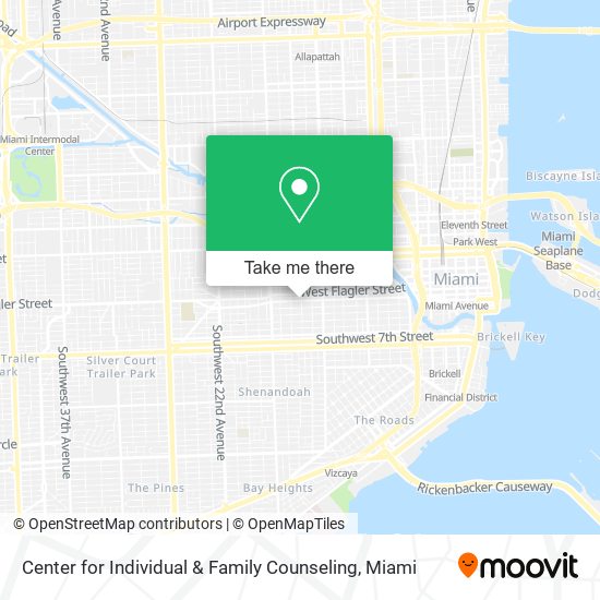 Center for Individual & Family Counseling map