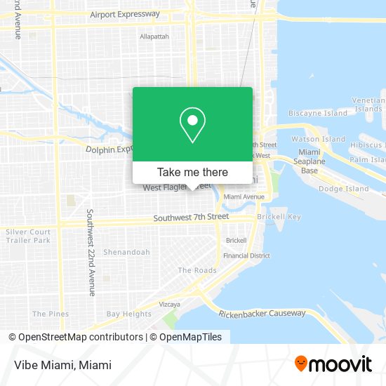 Vibe Miami map