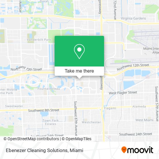 Ebenezer Cleaning Solutions map