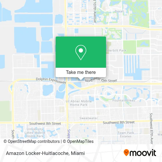 Amazon Locker-Huitlacoche map