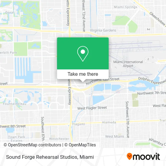 Sound Forge Rehearsal Studios map