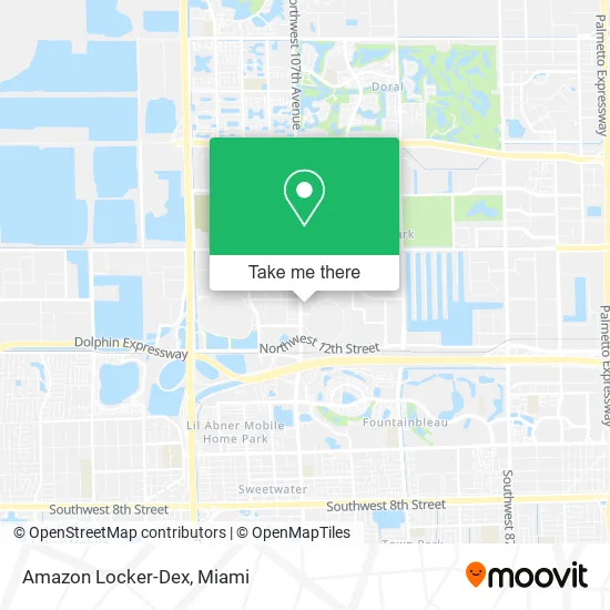 Amazon Locker-Dex map