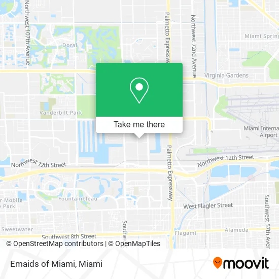 Emaids of Miami map