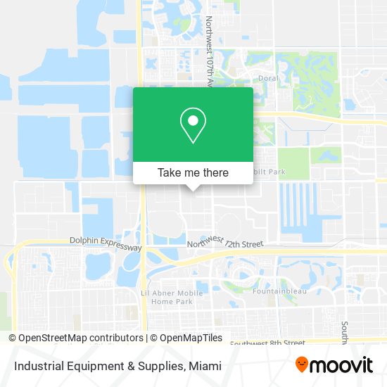Mapa de Industrial Equipment & Supplies
